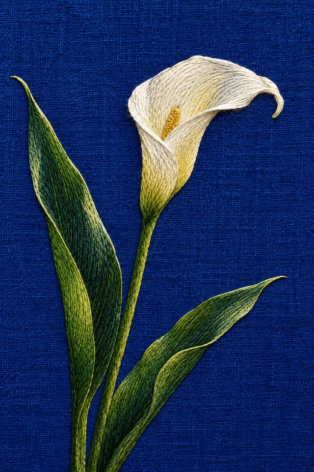 Stitched from nature — transformed from Botanical study