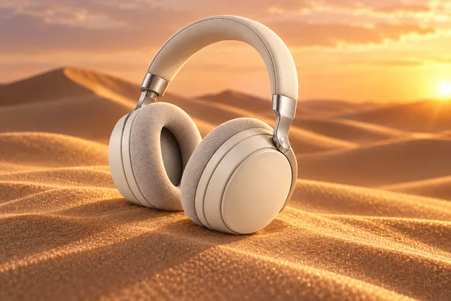 Sound in the dunes — transformed from Quiet form