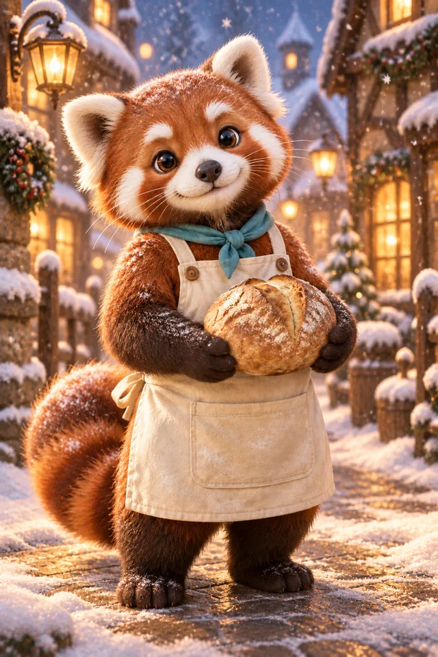 The winter delivery — transformed from The little bakery